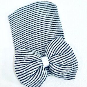 Newborn Baby Girl Bow Hat NWT